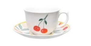 Чайная пара OXFORD Flamingo Fruits 240 мл, D 150 мм артикул SD02-9410