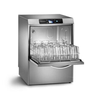 Машина стаканомоечная с фронтальной загрузкой Silanos N750 EVO2 HY-NRG с дозаторами и помпой