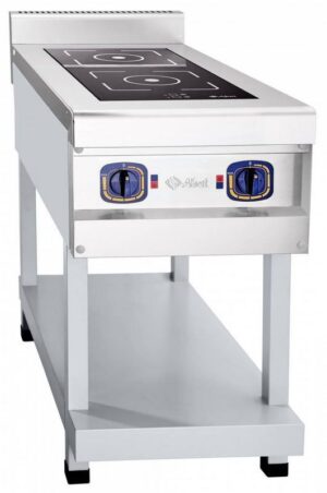 Плита индукционная Abat КИП-2П-01 сдвоенный индуктор EGO