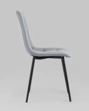 Стул Oliver велюр серый 2 шт