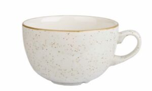 Чашка кофейная CHURCHILL Stonecast White Speckle 340 мл, H 65 мм, D 110 мм артикул SWHSCB281