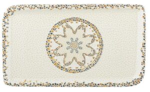 Блюдо By Bone Tinta Tessera L 350 мм, B 210 мм артикул TN-TS-AR-40-DT