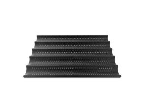 Противень для багетов UNOX TG435 FORO BAGUETTE BLACK алюминий, антиприг. покр, перф. артикул TG435