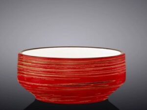 Бульонница Wilmax Spiral красная 400 мл, D 125 мм артикул WL-669238/A