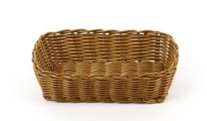 Корзина плетеная Клен коричневая L 245 мм, B 165 мм, H 60 мм артикул кт1914
