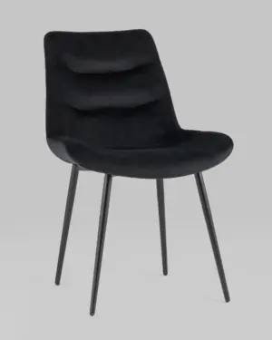 Стул Остин велюр черный 2 шт
