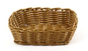 Корзина плетеная Клен коричневая L 180 мм, B 120 мм, H 55 мм артикул кт1910