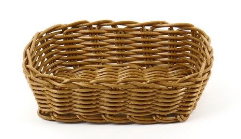 Корзина плетеная Клен коричневая L 180 мм, B 120 мм, H 55 мм артикул кт1910