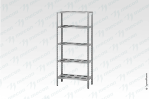 Стеллаж полочный СПЛн - 1500*600*1600 "Norma Inox" (полка-решетка 5 шт.)