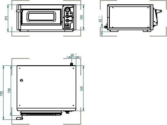 Печь для пиццы Abat ПЭП-2