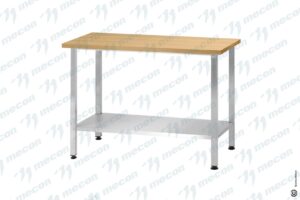 Стол кондитерский СПРн - 1500*800*860 "Norma Inox" (полка сплошная; ножка профильная, тр. 40*40)