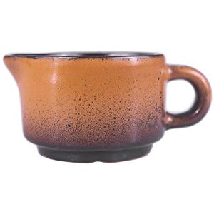 Соусник Борисовская Керамика «Млечный путь оранжевый»; 50мл; D65, H40мм, фарфор; оранжевый, черный артикул ФРФ88800859