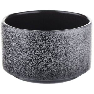 Сахарница Борисовская Керамика «Млечный путь» без крышки; 350мл; H65, B100мм, фарфор; белый, черный артикул ФРФ88802653