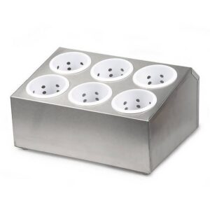 Подставка для столовых приборов P.L. Proff Cuisine L 385 мм, B 305 мм, H 200 мм артикул CUH-6 / JQ-OT229P