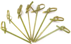 Шпажки Пика "Узелок" бамбук 6см, 100 шт