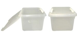 Контейнер для хранения продуктов MGprof прямоуг. с белым зажимом 300*230 мм. 8 л. артикул 1719 б