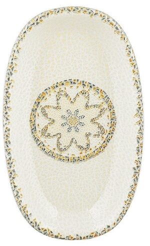 Блюдо By Bone Tinta Tessera L 290 мм, B 170 мм артикул TN-TS-ZT-29-OV