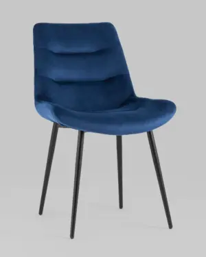 Стул Остин велюр синий 2 шт