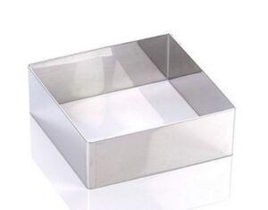 Кольцо кондитерское Martellato 5H4X10 Квадрат L 100 мм, B 100 мм, H 40 мм артикул 5H4X10