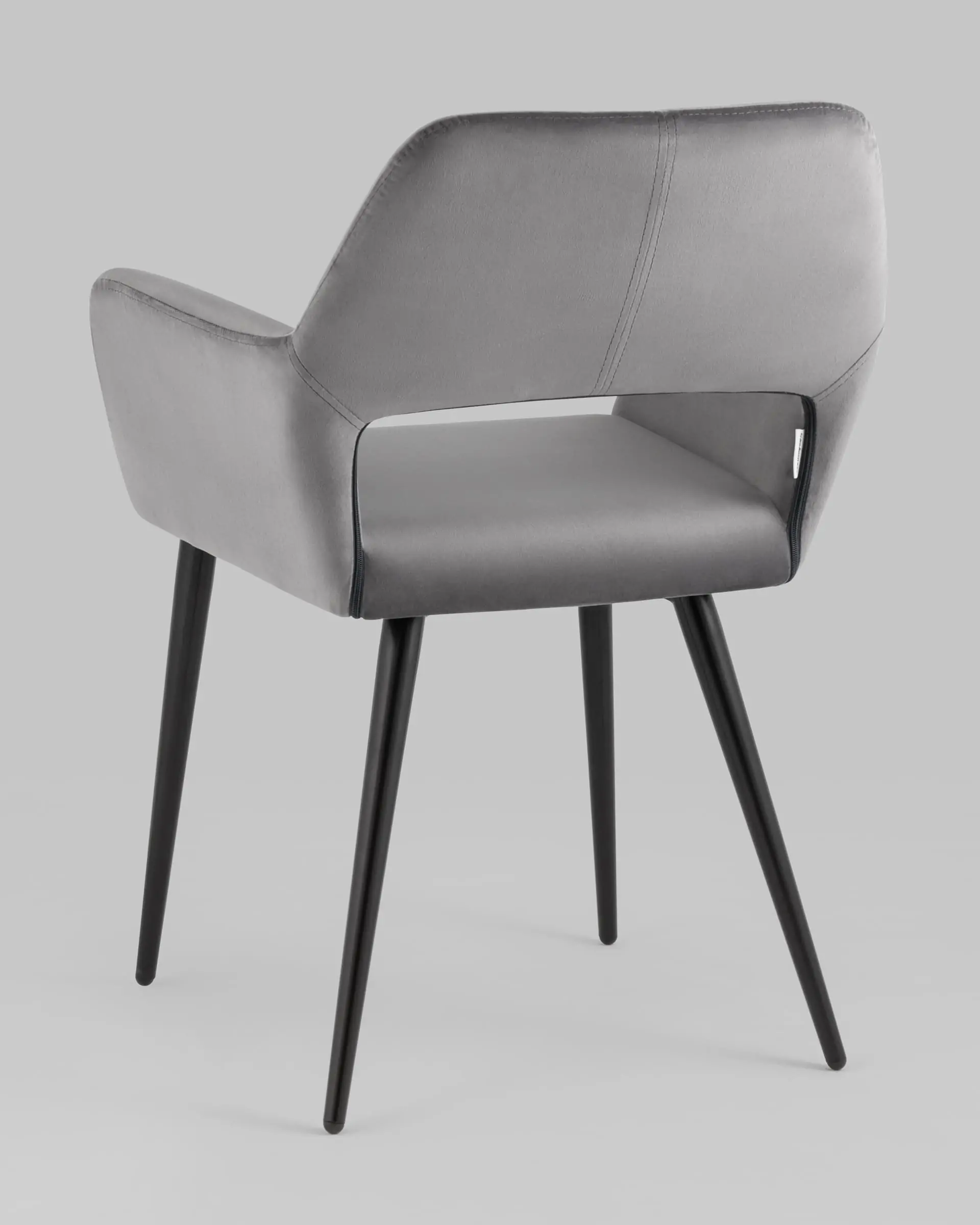 Стул Денди велюр серый 2 шт