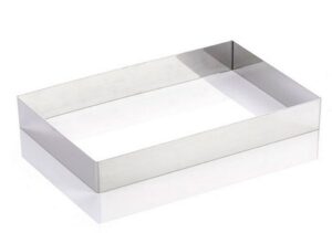 Кольцо кондитерское Martellato 11H4L28 Прямоугольник L 280 мм, B 180 мм, H 40 мм артикул 11H4L28