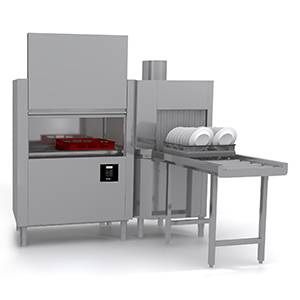 Машина посудомоечная туннельная Apach Cook Line ARC100 (T101) ДОЗ+CW+СУШ УГ Л/П