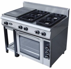 Плита газовая GRILL MASTER Ф6ЖТЛСПДГ(п) (1+4) с комбинированной духовкой