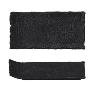 Блюдо P.L. Proff Cuisine Black Raw Wood L 300 мм, B 150 мм, H 25 мм артикул 53702 к=24/4