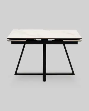 Стол Кассика 120*80 см столешница керамика белый