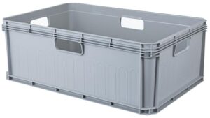 Ящик универсальный RESTOLA ЕВРОБОКС 600х400х220 мм, 45 л, серый артикул 425232930
