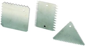 Шпатель кондитерский Martellato INOX3 L 100 мм, B 100 мм (Набор 3 шт) артикул INOX3