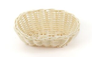 Корзина плетеная Клен бежевая L 170 мм, B 120 мм, H 65 мм артикул кт1903