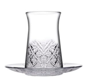 Чайная пара PASABAHCE Timeless 160 мл, D 58 мм, H 95 мм артикул 96991