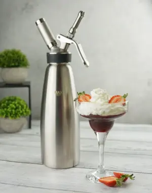 Сифон (кремер) для взбивания сливок,нержавеющая сталь, 1 л, P.L.- Barbossa