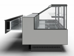 Витрина холодильная Carboma Bavaria 4 GC110 VM 1,5-1 выдвижные поддоны без боковин (версия 2.0) (9006-0430)