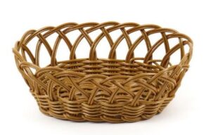 Корзина плетеная Клен коричневая L 215 мм, B 140 мм, H 80 мм артикул кт1922