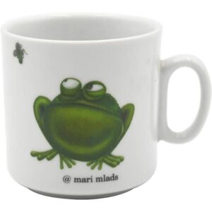 Кружка Добрушский фарфоровый завод «Лягушка», 200мл; D74, H75, L95мм, фарфор, белый артикул 9С2298