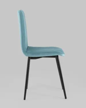 Стул Easy велюр пыльно-голубой 2 шт. комплект