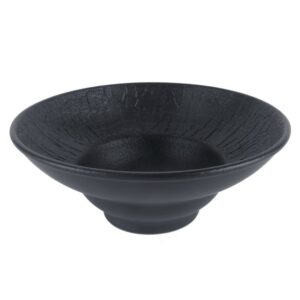 Тарелка P.L. Proff Cuisine Black Raw Wood 150 мл, D 200 мм, H 75 мм артикул 80170-с
