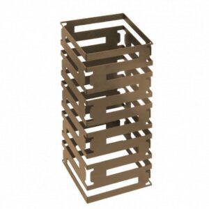 Подставка фуршетная Luxstahl L 200 мм, B 200 мм H 450 мм, бронза артикул мки326/3