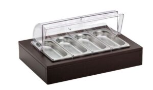 Подставка фуршетная Pintinox L 640 мм, B 460 мм, H 300 мм (4 гастроемкости) артикул 51132820