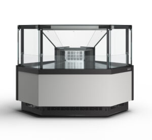 Витрина холодильная Carboma Bavaria 4 GC110 VV-5-1 внешний угол без боковин (версия 2.0) (9006-0430)