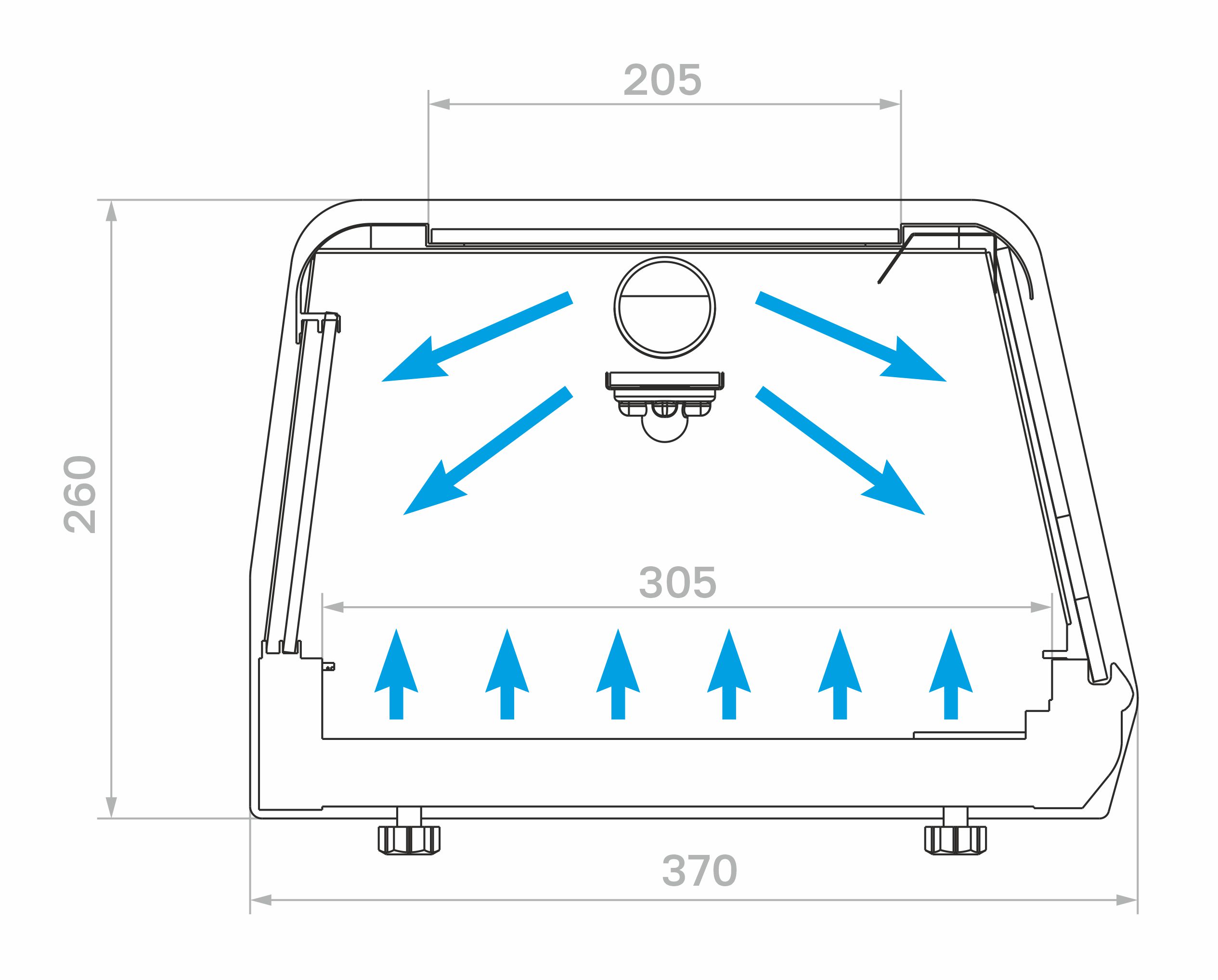 Холодильная витрина Carboma AZHA AC38 SM 1,0-1 Sushi