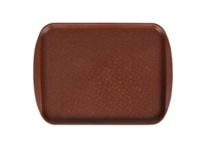 Поднос из пластика Клен 04025 330х260, коричневый артикул мки054