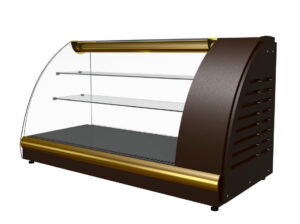 Витрина холодильная Carboma A57 VM 1,2-1 (ВХС-1,2 Арго XL Люкс 0012-1036 (коричн-золот))