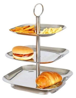 Этажерка MGSteel 3-х ярусная d=20,5/23/25 см нерж. артикул CST11