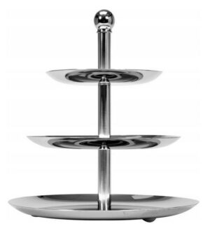 Этажерка MGSteel 3-х ярусная D 160/220/270 мм, H 300 мм артикул 77833