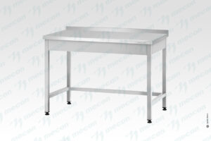Стол производственный СПРп - 1800*800*860 "Profi Inox" (полка-обвязка)