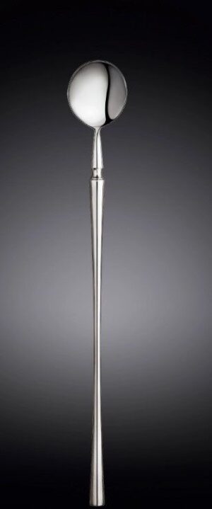 Ложка барменская Wilmax Diva серебряная L 205 мм (на блистере) артикул WL-999509/1B