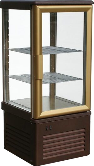 Шкаф холодильный кондитерский Carboma Latium D4 VM 120-1 (R120C) (0109-0102 (коричнево-золотой))